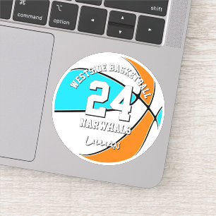 choose ANY team colors athlete name basketball