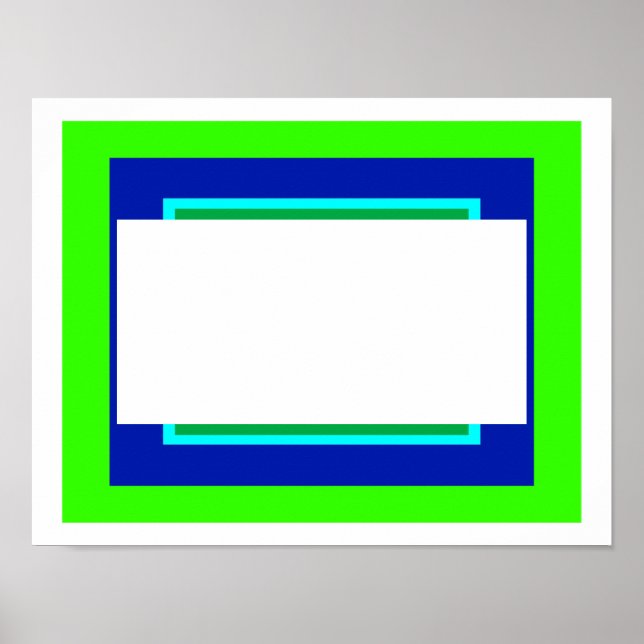 Choose Background Colour, Frame Add Your Image Poster (Front)