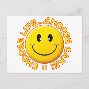 Choose Cake Postcard