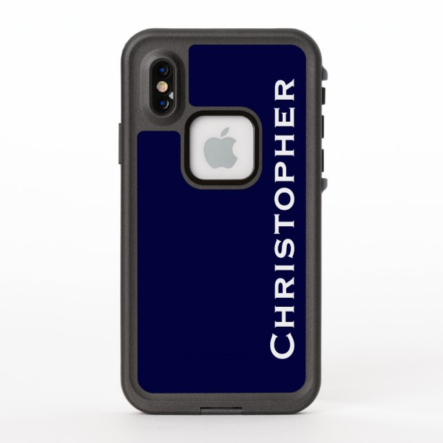 Choose Color iPhone Lifeproof Fre Dark Blue Case (Back)