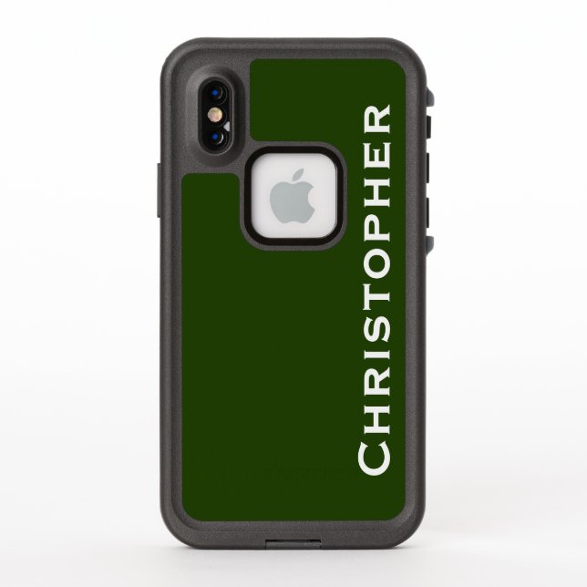 Choose Color iPhone Lifeproof Fre Green Case (Back)