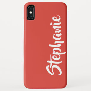 Choose Color Minimalist Bold Jumbo Name  iPhone XS Max Case