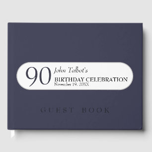 Choose Colour Birthday Retirement Memorial Guest B Guest Book