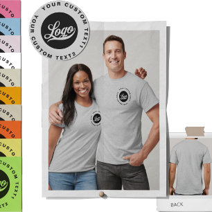 Choose colour, Business logo Swag Women Men Grey T-Shirt