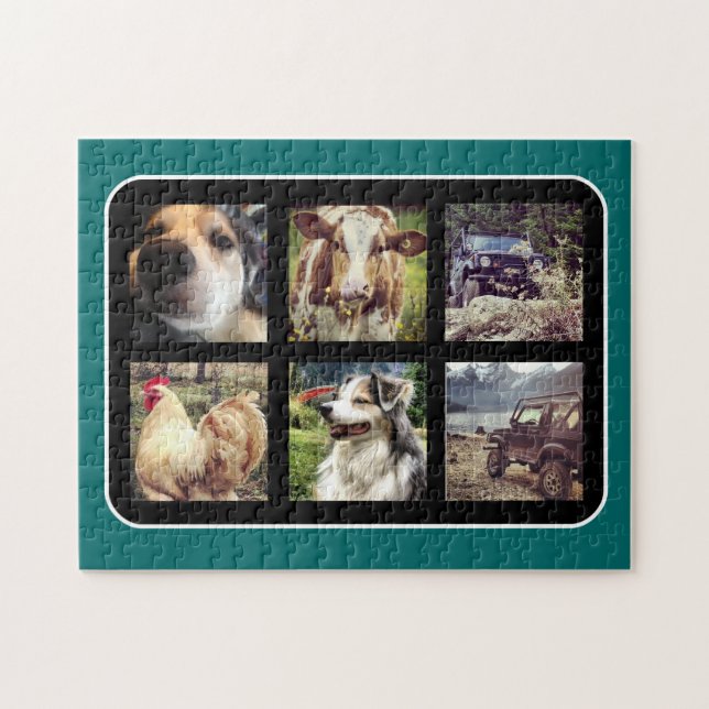Choose Colour Instagram Photo Collage Jigsaw Puzzle (Horizontal)