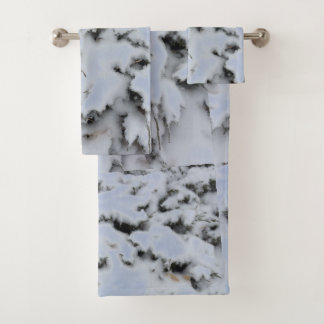 Choose Colour Snow Camo Bath Towel Set