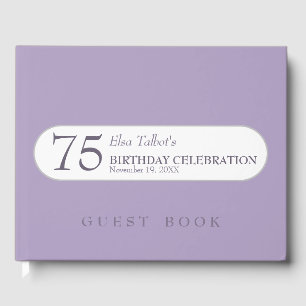 Choose Colour W Birthday Retirement Memorial Guest Book