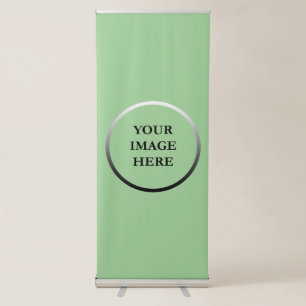 choose, drag and customise your own retractable banner