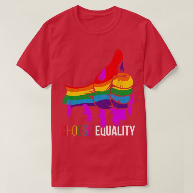 Choose Equality LGBT T-Shirt (Design Front)