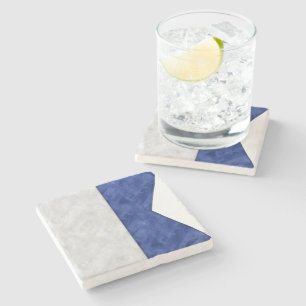 Choose from 26 Watercolor Nautical Maritime Flags Stone Coaster