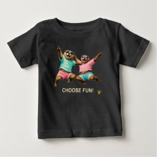 Choose Fun Otter Duo Baby T-Shirt