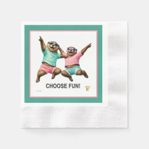 Choose Fun Otter Duo Napkin