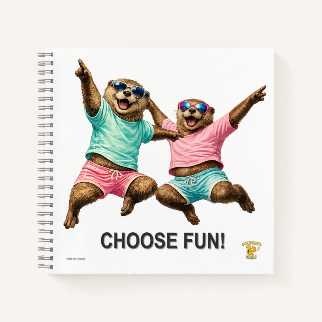 Choose Fun Otter Duo Notebook (Front)
