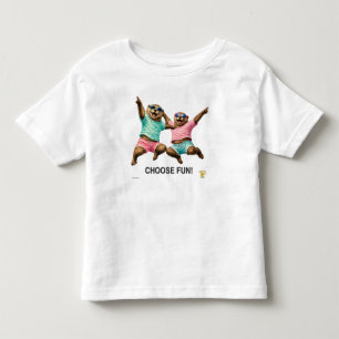 Choose Fun Otter Duo Toddler T-Shirt