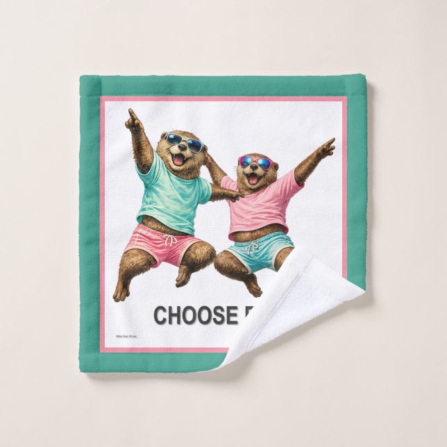 Choose Fun Otter Duo Wash Cloth (Wash Cloth)