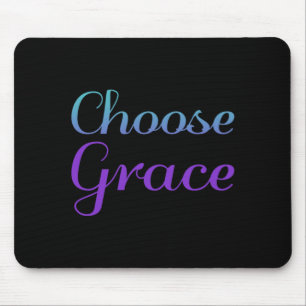 Choose Grace Prevention Awareness Design Mouse Mat