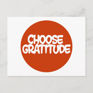 Choose Gratitude Postcard