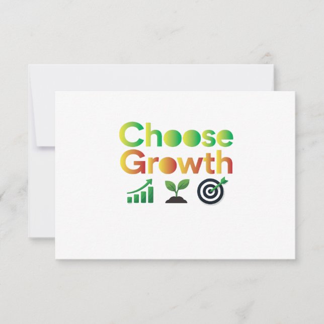 Choose Growth Thank You Card (Front)