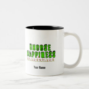 Choose Happiness. CHPNS02 Two-Tone Coffee Mug