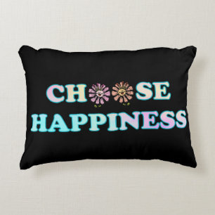 Choose Happiness Decorative Cushion