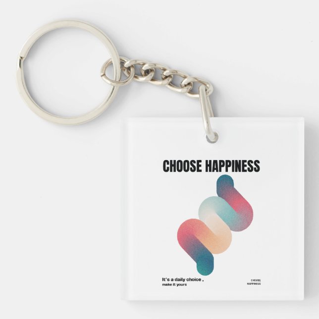 Choose Happiness Key Ring (Front)