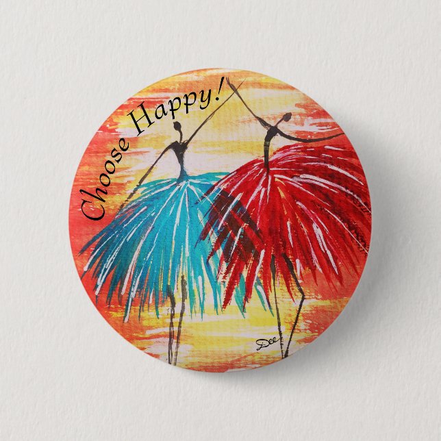 Choose Happy Button (Front)