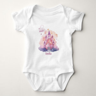 Choose happy Customisable Baby Bodysuit