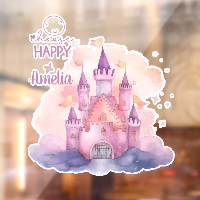 Choose happy Customisable Window Cling (Sheet 2)