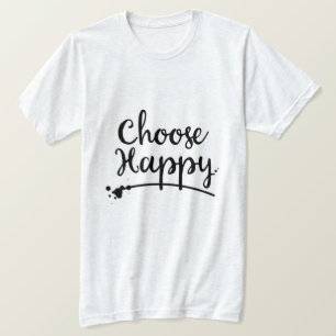 Choose Happy Ink vintage. T-Shirt