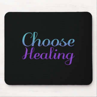 Choose Healing Prevention Awareness Design Mouse Mat