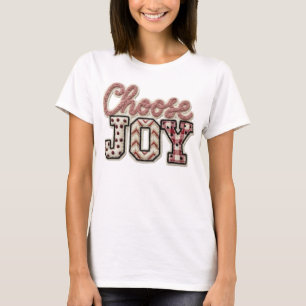 Choose Joy embroidery T-Shirt