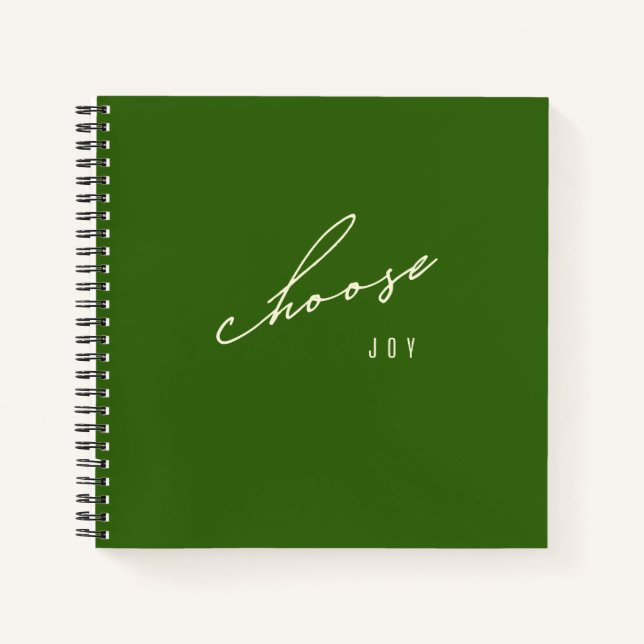 choose joy. Notebooks & Journals (Front)