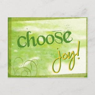 Choose Joy Postcard