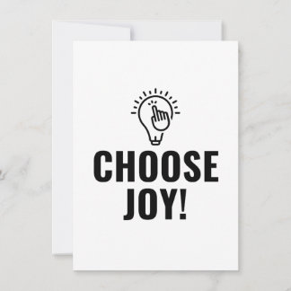 Choose joy quote