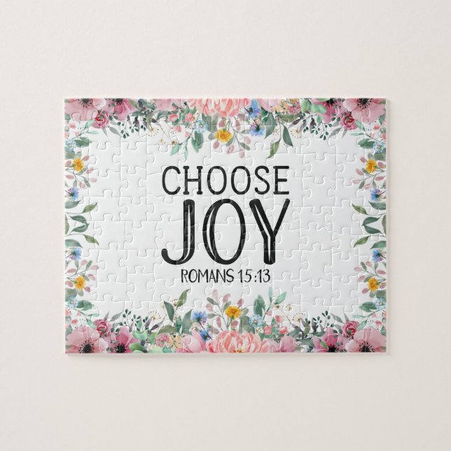 Choose Joy Romans 15:13 Jigsaw Puzzle (Horizontal)