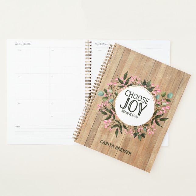 Choose Joy Romans 15:13 Planner (Display)