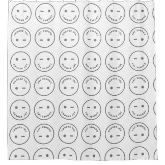 Choose Joy - Smile Wink Shower Curtain