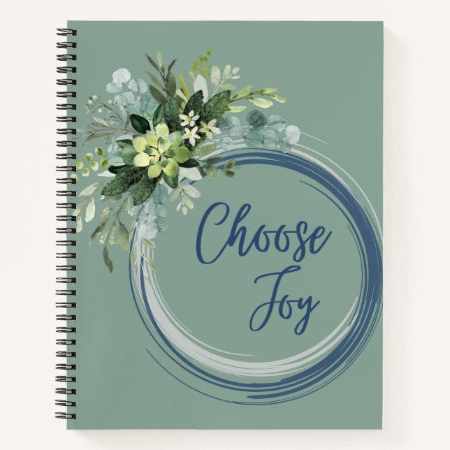 Choose Joy Spiral Journal/Notebook Notebook (Front)