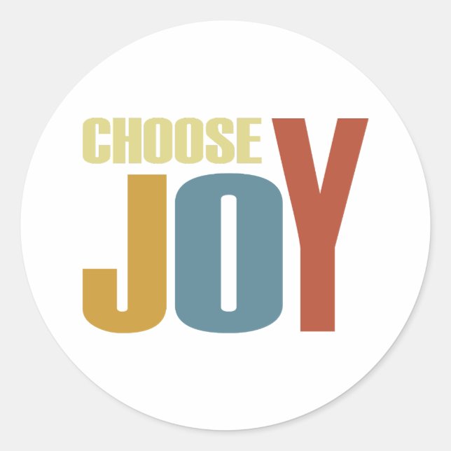 Choose Joy Sticker (Front)