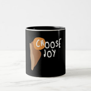 Choose Joy - Uplifting Christian Quote Two-Tone Coffee Mug