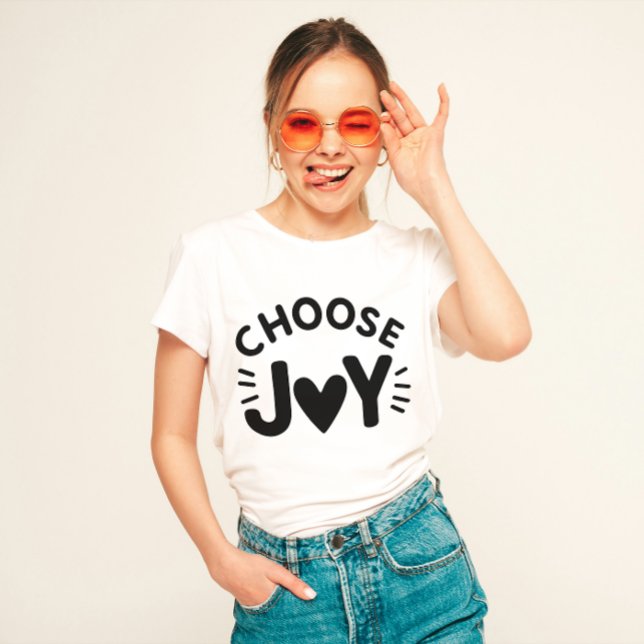 "Choose Joy" Uplifting T-Shirt (Creator Uploaded)
