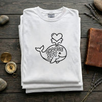 Choose Joy Whale SVG T-Shirt for Kids
