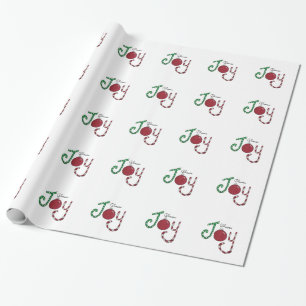 Choose JOY wrapping paper