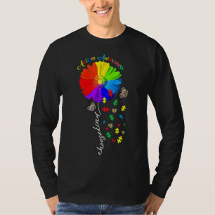 Choose Kind Autism Awareness Month Women Sunflower T-Shirt