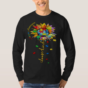 Choose Kind Autism Awareness Sunflower Mom Women K T-Shirt