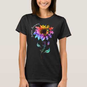 Choose Kind Autism Awareness Sunflower Mum Women K T-Shirt