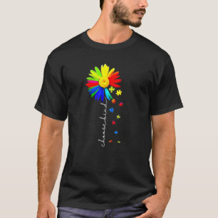 Choose Kind Puzzle Lgbt Sunflower T-Shirt