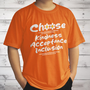 Choose Kindness Acceptance Inclusion Awareness T-Shirt