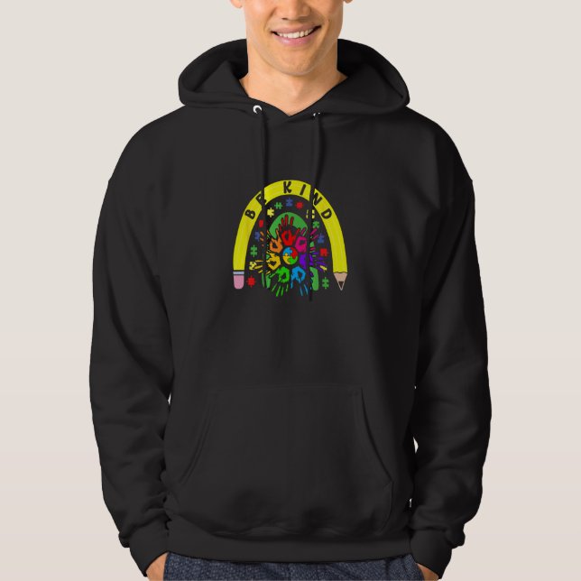 Choose Kindness ASD Spectrum Autism Awareness Be K Hoodie (Front)