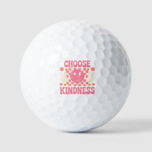 Choose Kindness - Floral Inspirational (2) Golf Balls